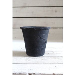 画像: ブラックアザレアポット15cm【3024】